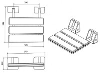 Scaun de baie si duș Master Line Pro 07623 imaginea #2 — magazin online Desire.md
