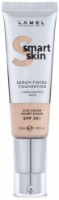 Fond de ten pentru față Lamel Smart Skin Serum Tinted Foundation 404