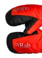 Manuși Rab Endurance Down Mitt S Fiery Red imaginea #3 — magazin online Desire.md