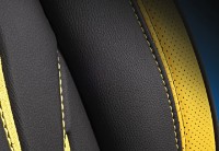 Set huse Panda Pars Negru cu Galben 2pcs imaginea #3 — magazin online Desire.md