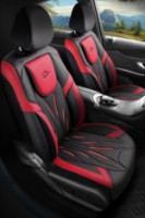 Set huse Panda Pars Negru cu Rosu 2pcs imaginea #1 — magazin online Desire.md