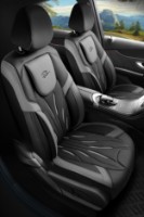 Set huse Panda Pars Negru cu Sur 2pcs imaginea #1 — magazin online Desire.md