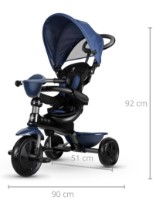 Bicicletă copii Qplay Cosy Blue imaginea #5 — magazin online Desire.md