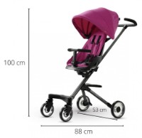 Carucior Qplay Easy Pink imaginea #3 — magazin online Desire.md
