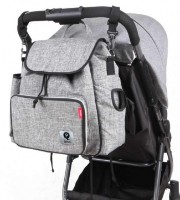 Сумка для мам Qplay MB-007 Light Grey фото №6 — интернет-магазин Desire.md