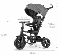 Bicicletă copii Qplay Rito Star Black  imaginea #4 — magazin online Desire.md