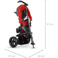 Bicicletă copii Qplay Rito Star Red  imaginea #9 — magazin online Desire.md