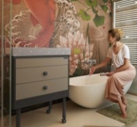 Стол для пеленания Cam 2in1 Growi Beige/Graphite (C261) фото №5 — интернет-магазин Desire.md