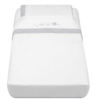 Детское постельное белье Cam Teddy 3pcs White/Grey (G289)