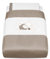 Детское постельное белье Cam Teddy bear on the moon 3pcs White/Beige (G249)