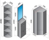 Прихожая Arta Mobilei Ferara 1.3.5 AM22 фото №5 — интернет-магазин Desire.md