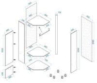 Прихожая Arta Mobilei Krafti 5.3.4 AM80 фото №4 — интернет-магазин Desire.md