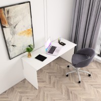 Письменный стол Mobildor-Lux Simple 140x60x75 8681 Alb фото №4 — интернет-магазин Desire.md