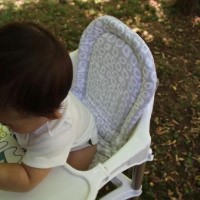 Матрасик на стульчик для кормления BabyJem Chair Cushion Grey (403)