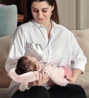 Pernă pentru alaptare BabyJem Ecru (109) imaginea #2 — magazin online Desire.md