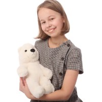 Мягкая игрушка Aurora Белый Медведь (190017A) фото №3 — интернет-магазин Desire.md