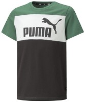 Tricou pentru copii Puma Ess+ Colorblock Tee B Vine 140