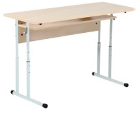 Школьная парта Tisam (0161) Серый/Дуб Молочный