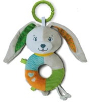 Игрушка для колясок и кроваток Clementoni Lovely Soft Bunny Rattle (17787)
