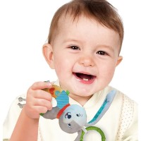 Jucărie pentru pătuturi si carucioare Clementoni Lovely Soft Bunny Rattle (17787) imaginea #2 — magazin online Desire.md