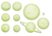 Autocolante 3D 4M Glow In The Dark 3D Solar System (JE612293)