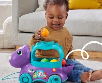 Jucarie de impins si tras Fisher Price Poppin Triceratops (HNR53) imaginea #4 — magazin online Desire.md