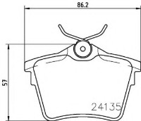 Комплект тормозных колодок TEXTAR 2413501 фото №2 — интернет-магазин Desire.md