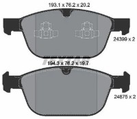 Комплект тормозных колодок TEXTAR 2439901 фото №2 — интернет-магазин Desire.md