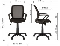 Scaun de birou Новый стиль FLY GTP Tilt PL62 C-38/OH14 imaginea #2 — magazin online Desire.md