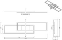 Plafonieră Trio 620310332 imaginea #2 — magazin online Desire.md