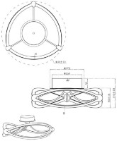 Потолочный светильник Trio 621210107 фото №2 — интернет-магазин Desire.md