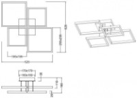 Потолочный светильник Trio 627710432 фото №2 — интернет-магазин Desire.md