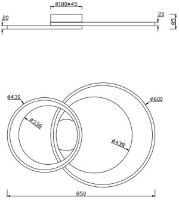 Потолочный светильник Trio 673890232 фото №2 — интернет-магазин Desire.md