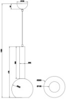 Люстра Trio Clayton (310300132) фото №2 — интернет-магазин Desire.md