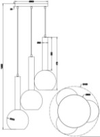 Люстра Trio Clayton (310390332) фото №2 — интернет-магазин Desire.md