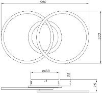 Потолочный светильник Trio R62783187 фото №2 — интернет-магазин Desire.md