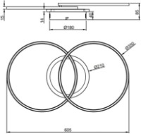 Управляемый LED светильник Trio R62853132 фото №2 — интернет-магазин Desire.md