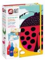 Carte de colorat pentru copii AS Мои первые рисунки пальцами (1038-21063)