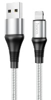 Cablu USB Hoco X50 Excellent Lightning 1m Grey