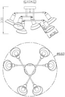 Потолочный светильник Trio 611900632 фото №2 — интернет-магазин Desire.md