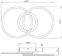 Потолочный светильник Trio R62783406 фото №2 — интернет-магазин Desire.md