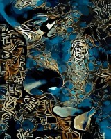 Картина по номерам Strateg Девушка фантазия (VA-3413)