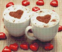 Pictura cu diamante după numere Strateg Кофе для влюблённых (HX052)