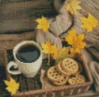 Pictura cu diamante după numere Strateg Кофе с печеньем (CA-0029)