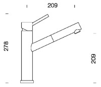 Смеситель для кухни Schock Altos 529120 EDM фото №2 — интернет-магазин Desire.md