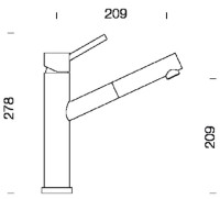 Смеситель для кухни Schock Altos W 529125 EDM фото №2 — интернет-магазин Desire.md