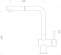 Смеситель для кухни Schock Epos 540120 CHR фото №2 — интернет-магазин Desire.md