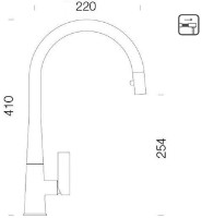 Baterie bucătărie Schock Gota 521120 CHR imaginea #2 — magazin online Desire.md