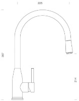 Baterie bucătărie Schock Kavus 559120 WGO imaginea #2 — magazin online Desire.md