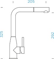 Смеситель для кухни Schock Keto 518127 PUR фото №2 — интернет-магазин Desire.md